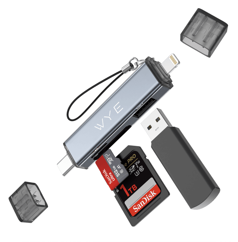 3-in-1 card reader