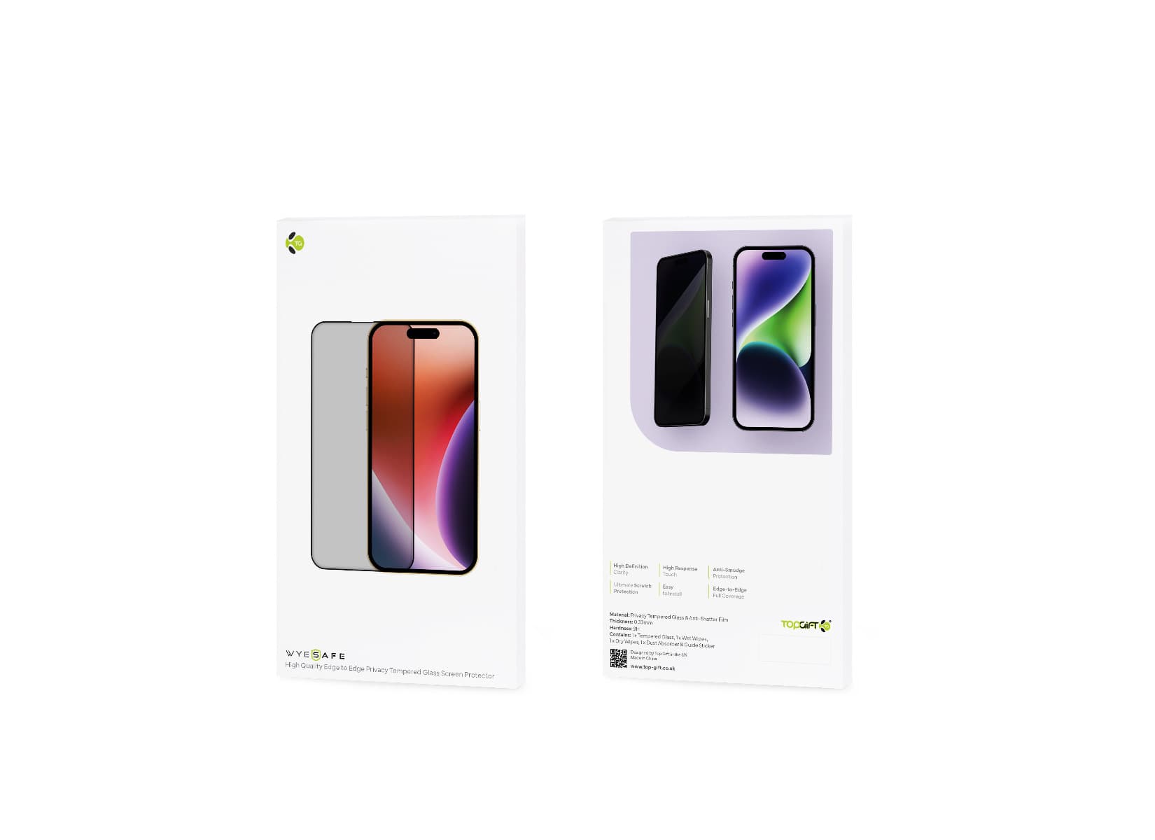 iPhone 16 Pro 6D Privacy Tempered Glass
