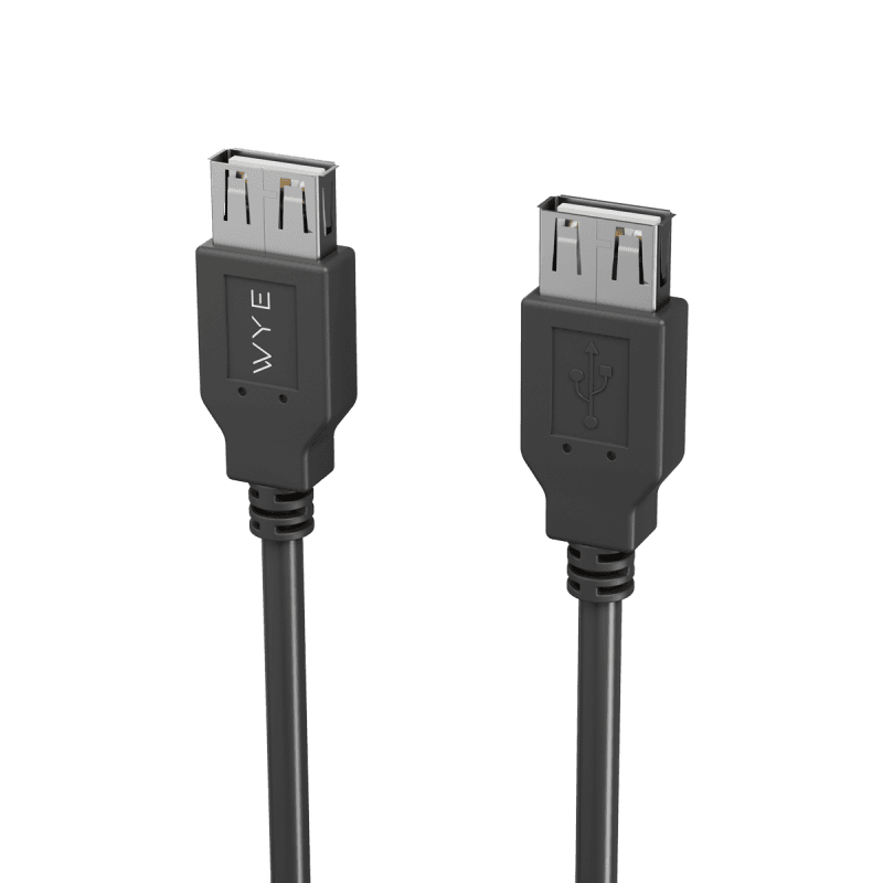 WYE USB-A Female to Female 2m