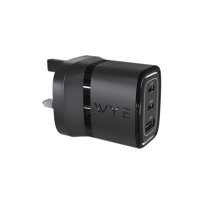 67W Dual USB-C & USB-A Power Adapter (GaN III)