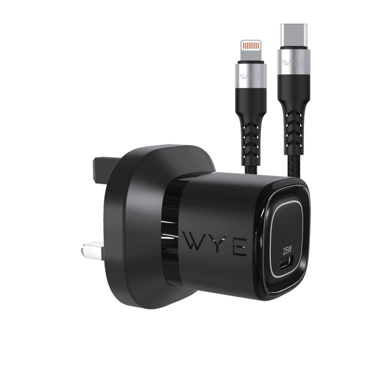 25W USB-C Charging Kit with USB-C to 8-Pin Cable (Gan III)