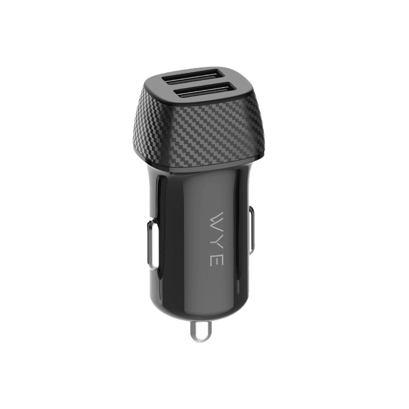 12W In-Car Charger Dual USB-A Port