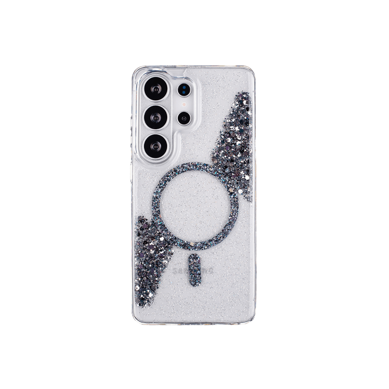 Galaxy S26 Ultra Sparkle Magnetic Ring FC26 Case