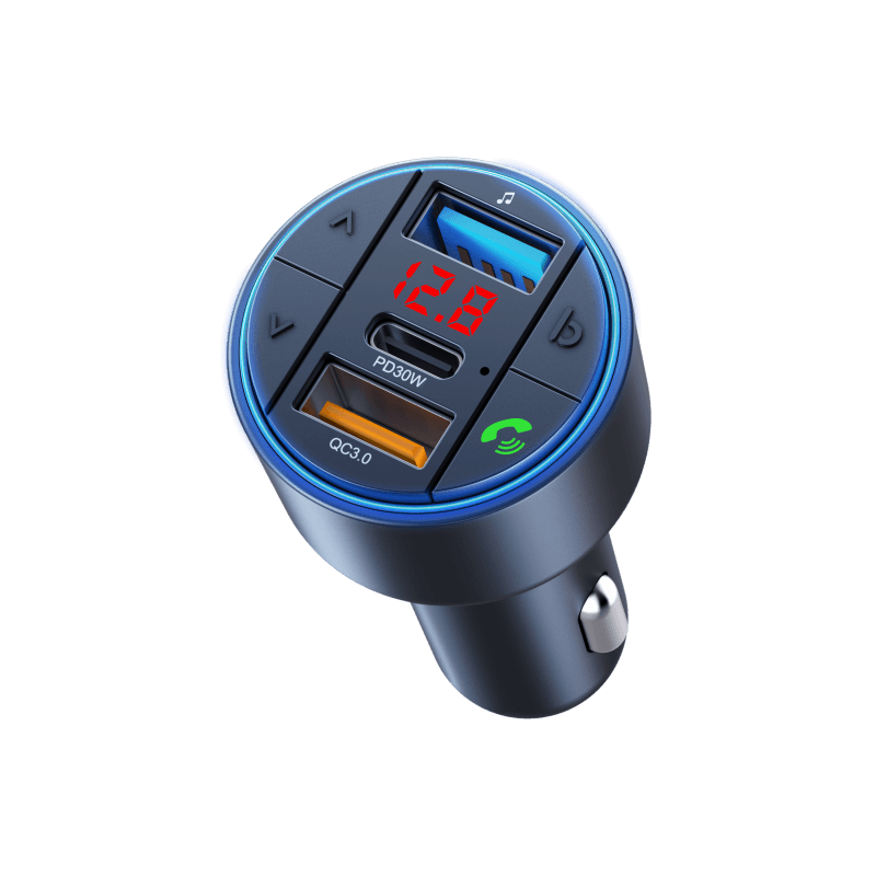 Wireless FM Transmitter with LED Display FM12