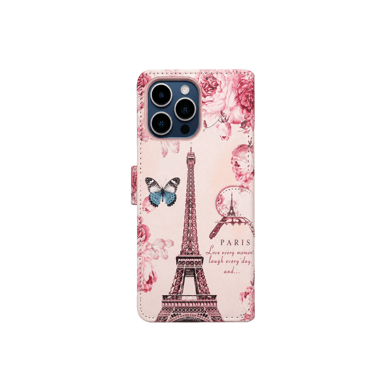 iPhone 16 Wallet Printed Design Case