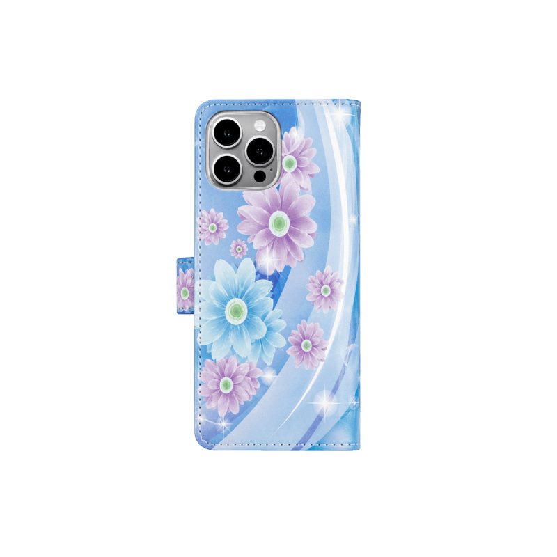 iPhone 16 Pro Max Wallet Printed Design Case
