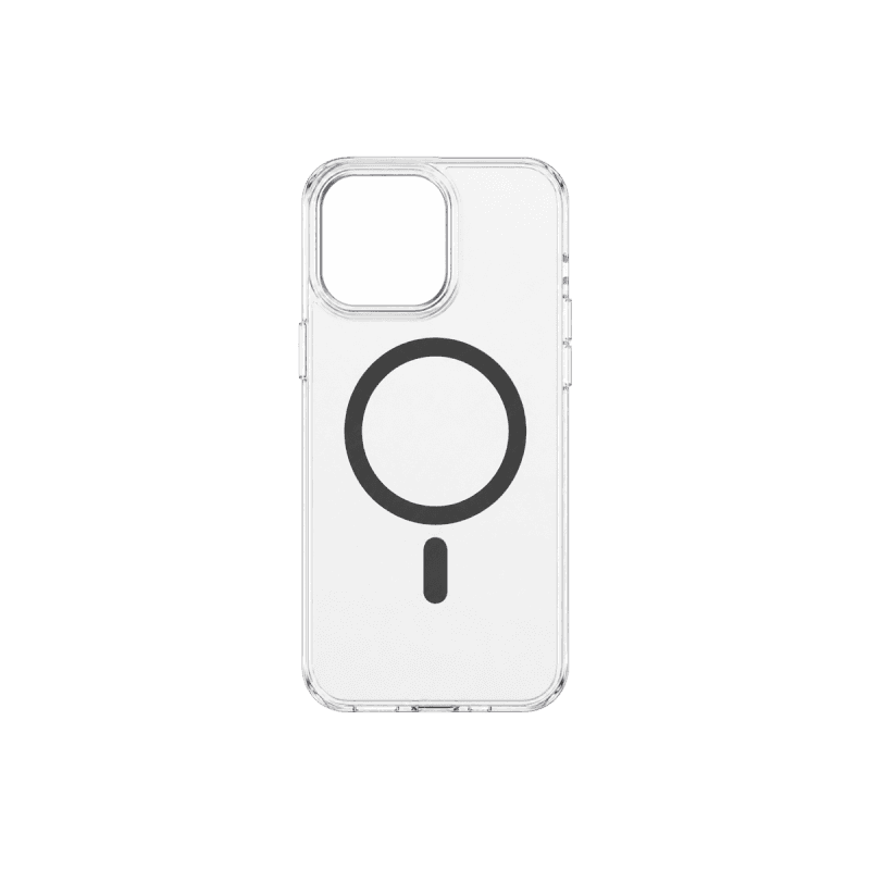 iPhone 16 Transparent TPU Case with Colourful MagSafe Trim