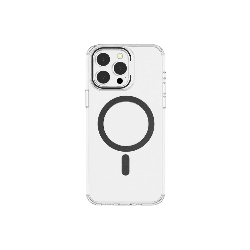iPhone 16 Pro Transparent TPU Case with Colourful MagSafe Trim