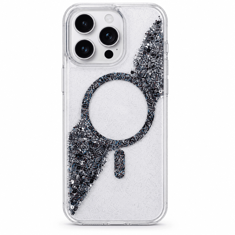 iPhone 15 Pro Max Sparkle Magnetic Ring FC26 Case