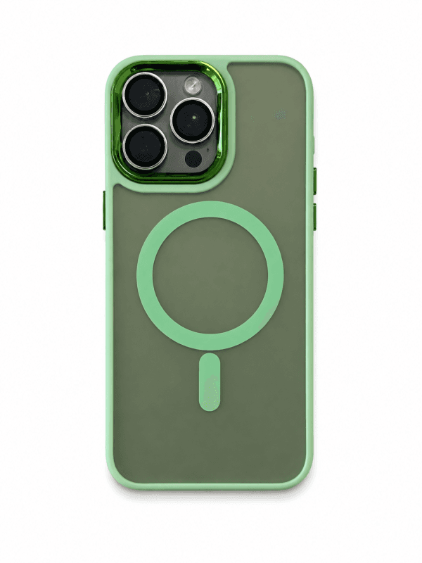 iPhone 15 Pro Max Magnetic Case with TPU Frame