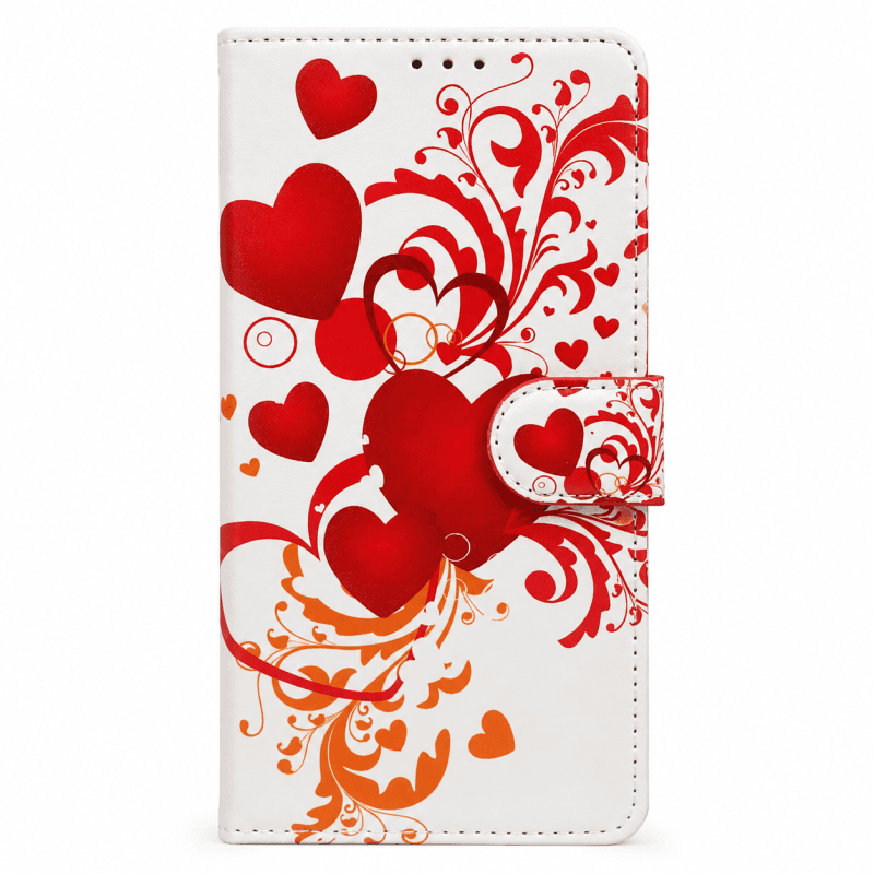 iPhone 15 Pro Max Wallet Printed Design Case