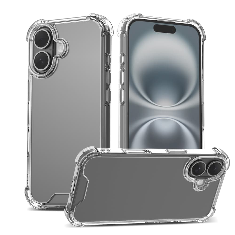 iPhone 16 Clear Anti shock Armour CC01 Case