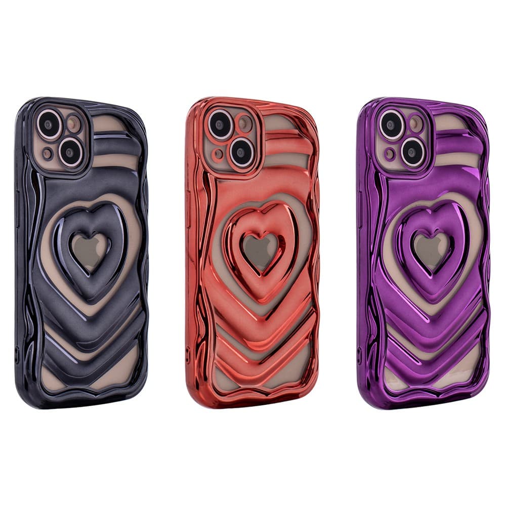iPhone 12 Pro Heart Printed TPU Case