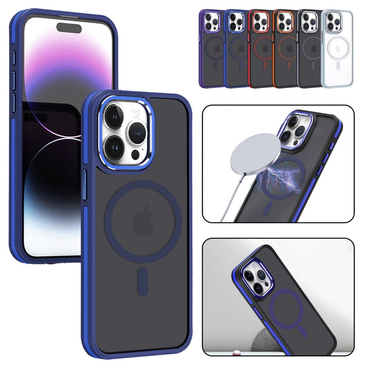 iPhone 16 LuxLite Shield Bicolor Magsafe TPU Case