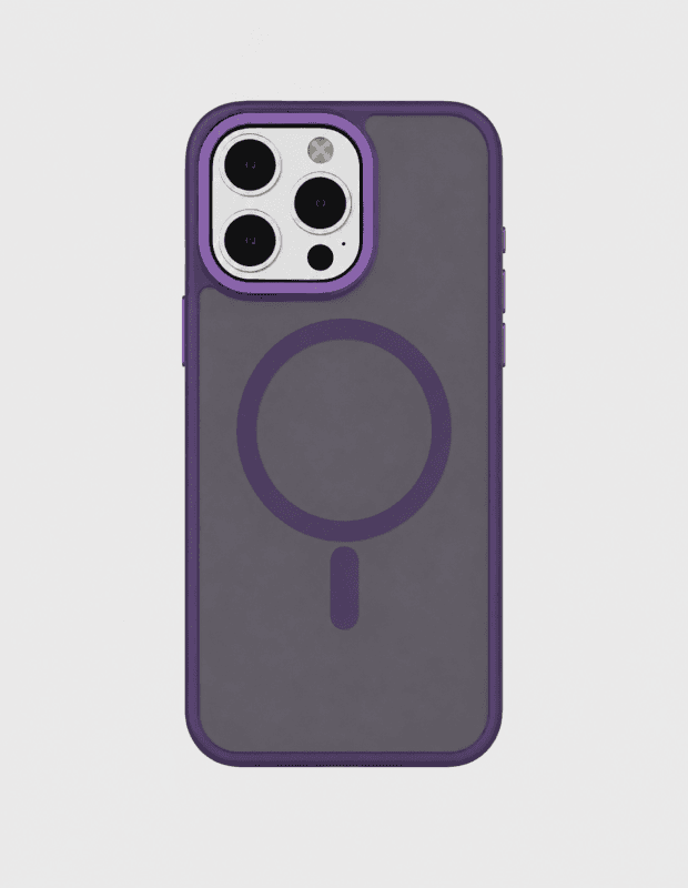 iPhone 15 Pro Hard TPU Clear MagS PC03 Case