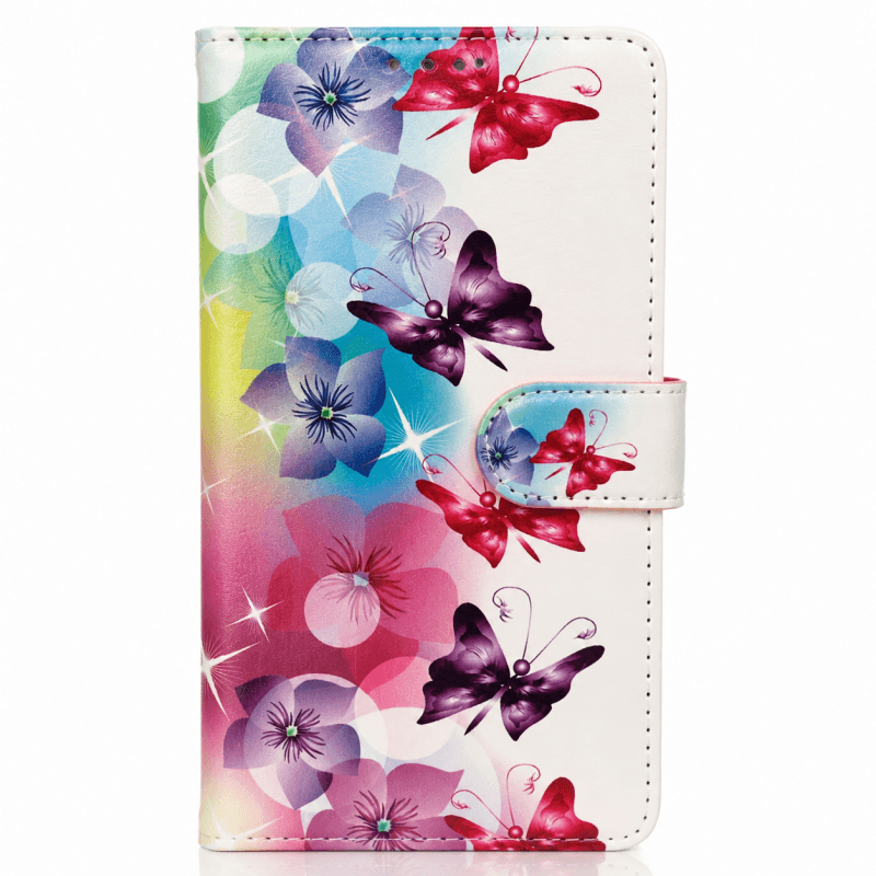 iPhone 15 Pro Wallet Printed Design Case