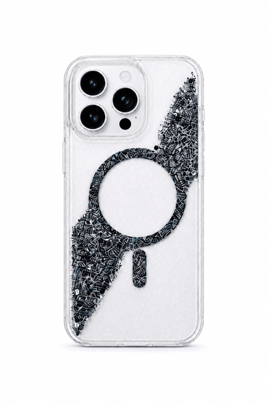 iPhone 15 Pro Max Sparkle Magnetic Ring FC26 Case