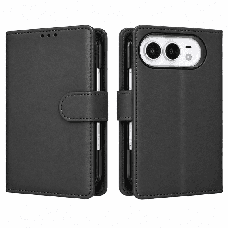 iPhone Duo Wallet PU Leather MagCharing WC07 Case