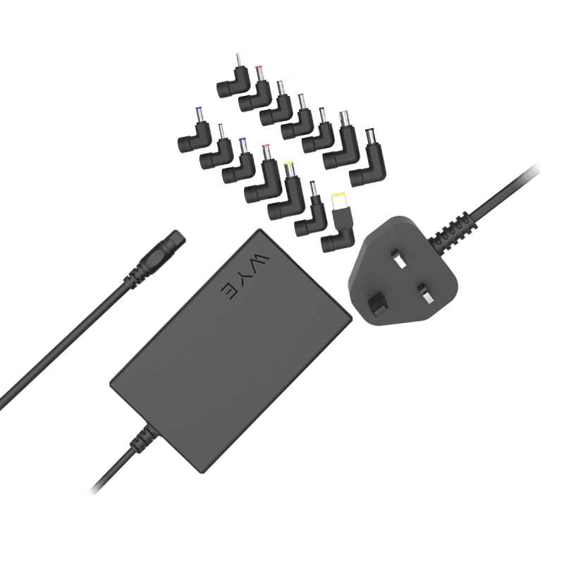 GaN 90W Universal Laptop Chargerwith 14 Tips